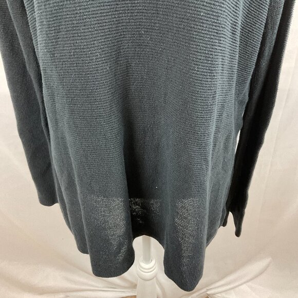 Max Mara Sweater L Black Semi-Sheer Long Sleeve - Picture 4 of 11